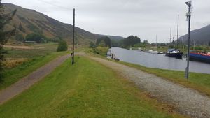 Portage at Laggan Locks