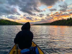 Sunset fishing