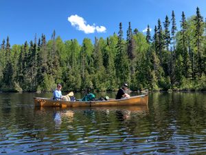 Waiting to portage