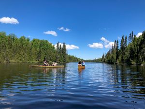 Waiting to portage