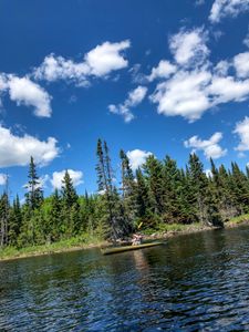 Solo Canoeing