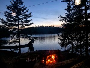 Lucy Lights Over Camp