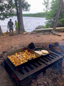 Pancakes and breakfast taters