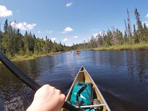 Solo canoe views