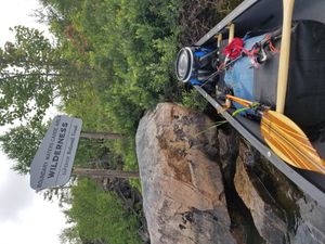 Entering BWCA