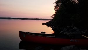 Sunset from shore