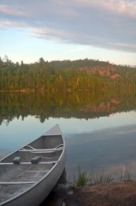 End of the portage from Watap to Mountain