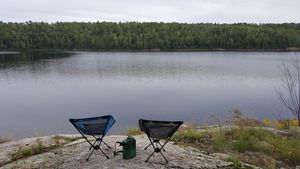 Seating for two, outdoors if possible