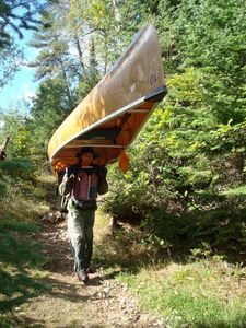 Ben with Canoe