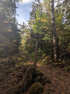 Mountain lake portage