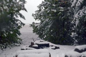 Snowy Campsite