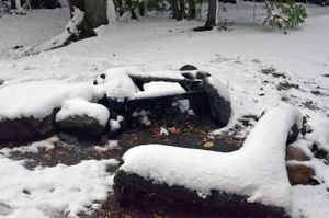 Snowy Campsite