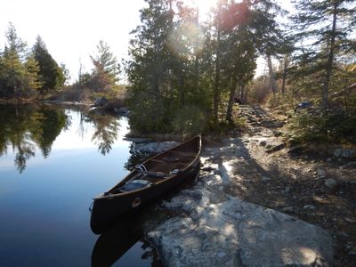 Boot~Snowbank portage