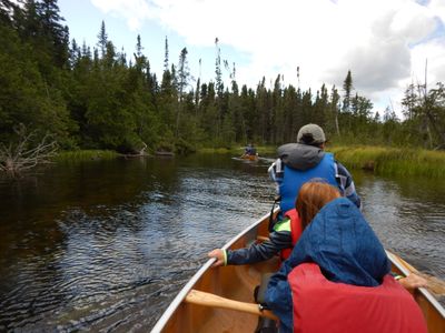 paddling South Brule River