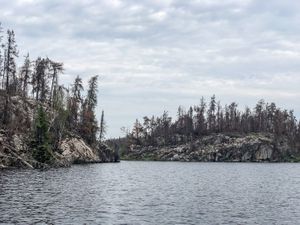 Constellation Lake is completely burned .