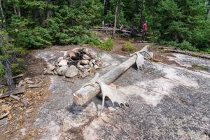 Another well-used site on Haven Lake.