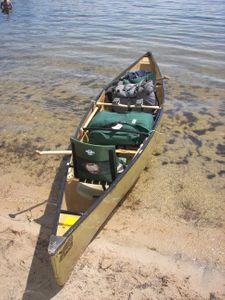 Canoe at Basswood