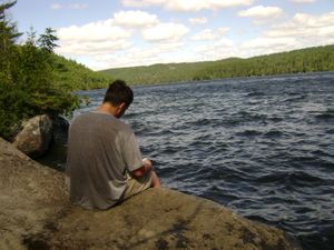 End of a tough portage