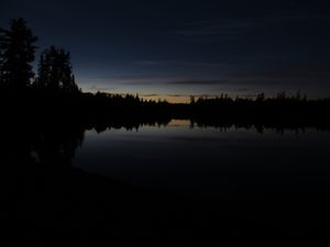 Night on the lake