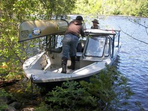 Tow at Brewer Rapids