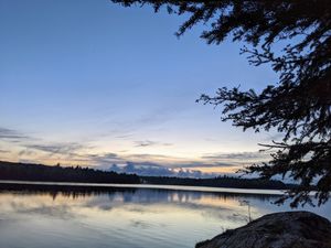 Sunrise from camp