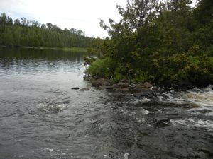 Small Rapids Entering Ham