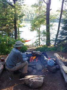 Cooking Onion Rings & Trout