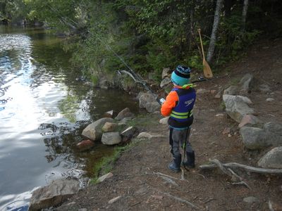 Fishing from Camp