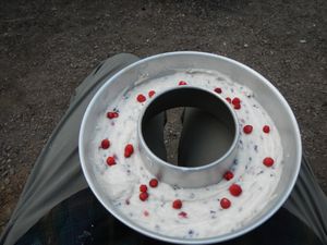 Jell-O mold dessert