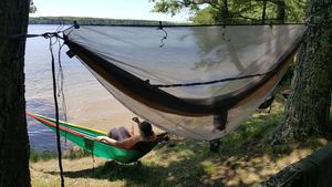 Post-dive hammock time