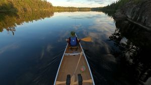 Beautiful evening on Eugene