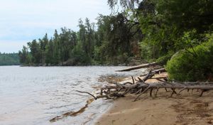 Lake Agnes Beach