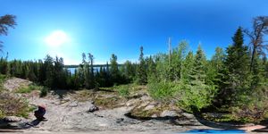 High Rock behind Camp