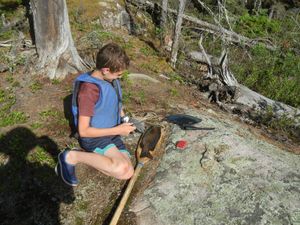 Cleaning a smallmouth