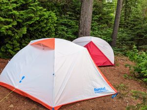 fit two small tents in the one spot