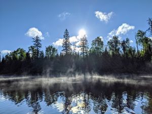 Sun and fog