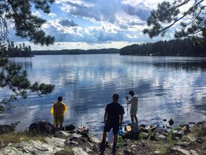 Post-storm at Uncle Brad's Space Camp