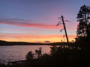 sunset on last night after windy day