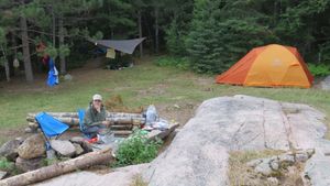 The Whole of this campsite in one shot