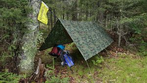 Solo camp on Partridge