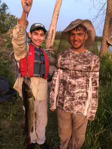 Dom Breen walleye and pike Upper Pauness camp 39