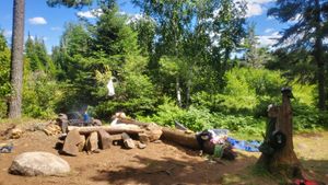 Fire pit area