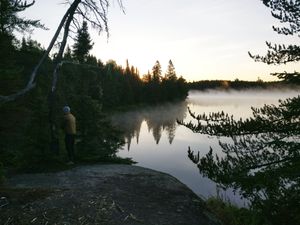 Sunrise on Cap Lake