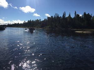 Narrows with the crew