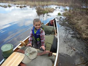 Weston in the Canoe