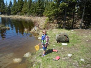 Weston with Minnow Net