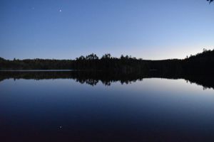 Lake Gijikiki at Night