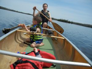 Paddling on Wood