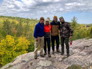 Group Atop Devils Cascade