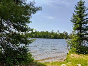 Lake view from site